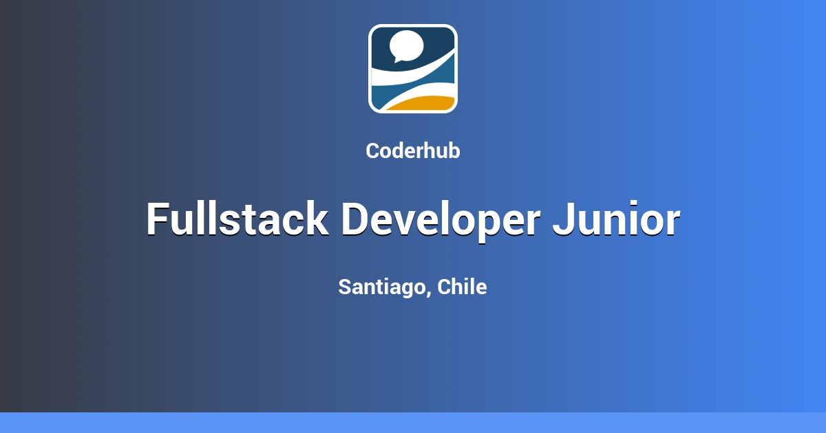 Fullstack Developer Junior - Santiago